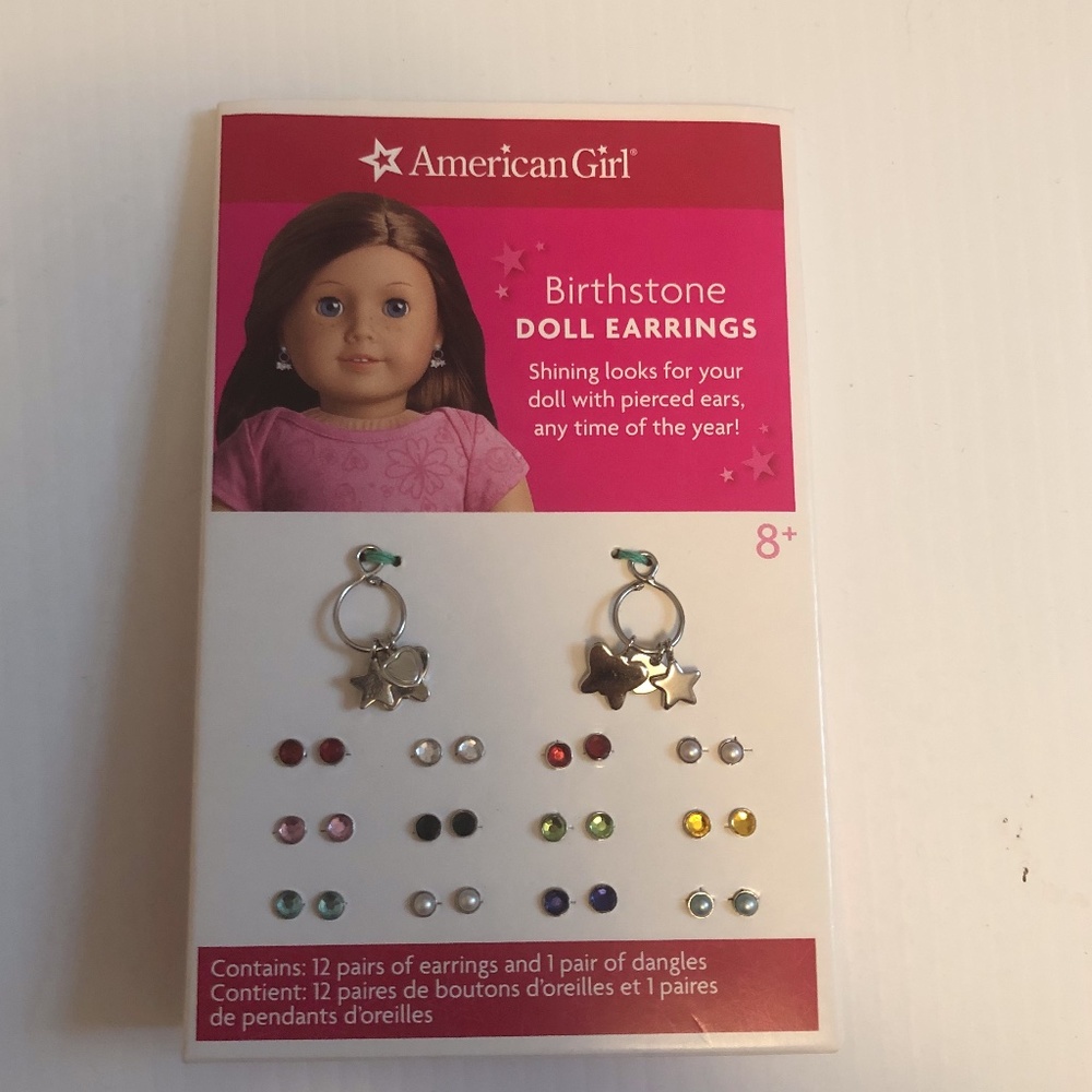 American Girl Birthstone Doll Earrings